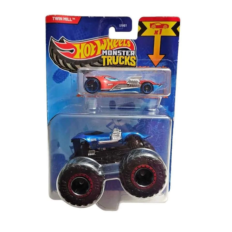 NEW Hot Wheels Monster Truck Set with Car #Cleanout