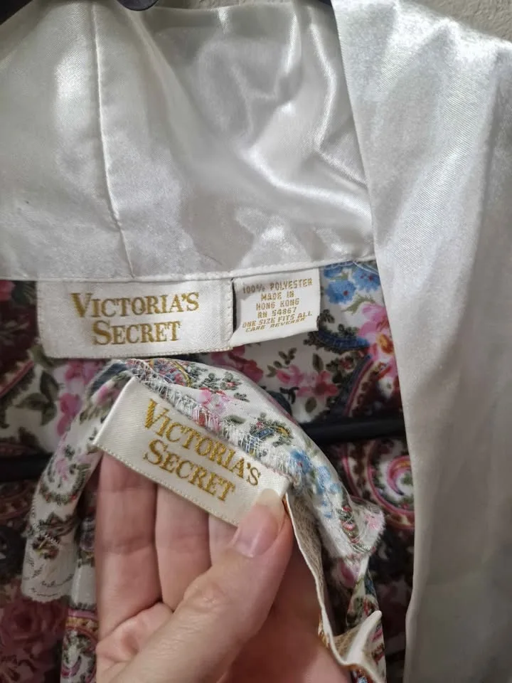 Gold Label Vintage Victoria's Secret Robe + Slip Dress image indicator(4)