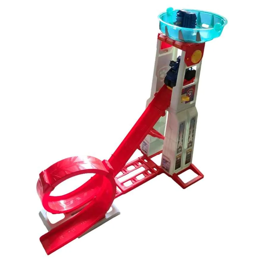 LIKE NEW Paw Patrol Rescue Wheels Super Loop Tower HQ #Cleanout image indicator(2)