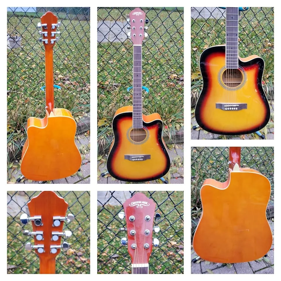 $150 Caravan Dreadnaught Acoustic Guitar