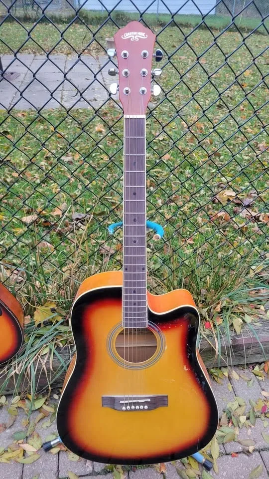 $150 Caravan Dreadnaught Acoustic Guitar image indicator(2)