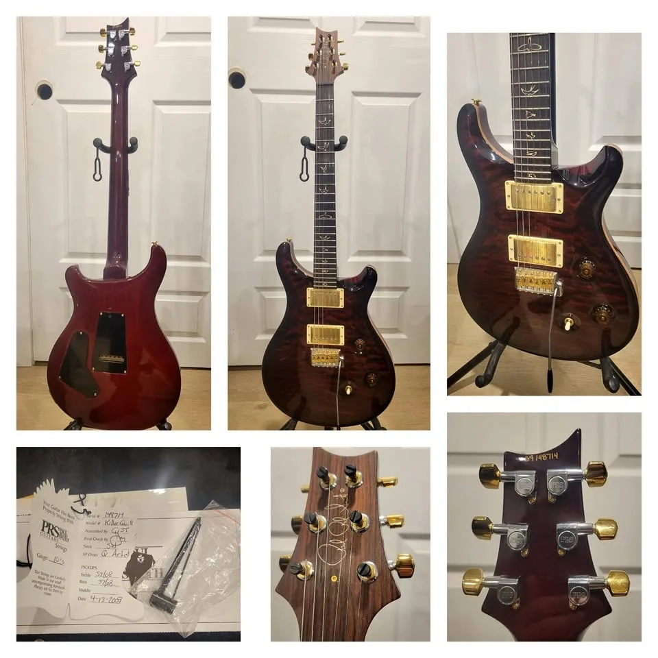 $6000 PRS Artist Package Custom 24 Korina Guitar
