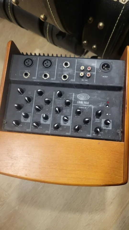 $800 Schertler Jam 100 Wood Acoustic Guitar Amplifier image indicator(4)