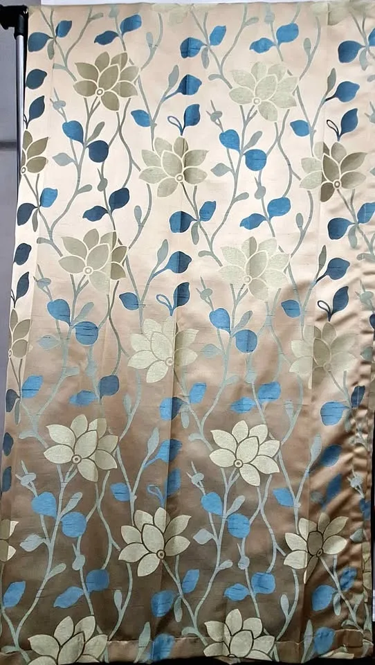 Floral Curtains 130" x 82"