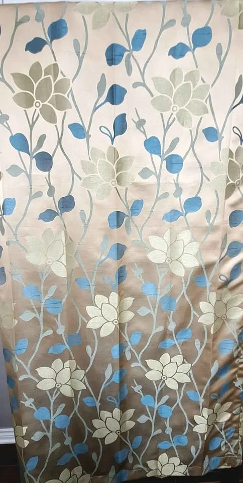 Floral Curtains 130" x 82" image indicator(2)