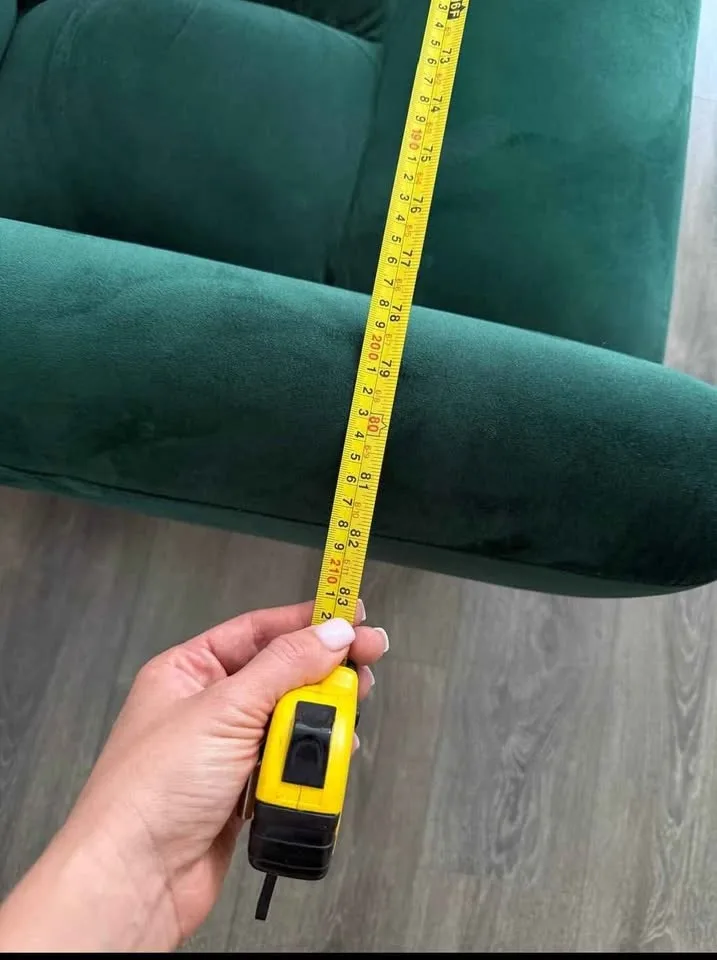 Green velvet couch for sale image indicator(7)