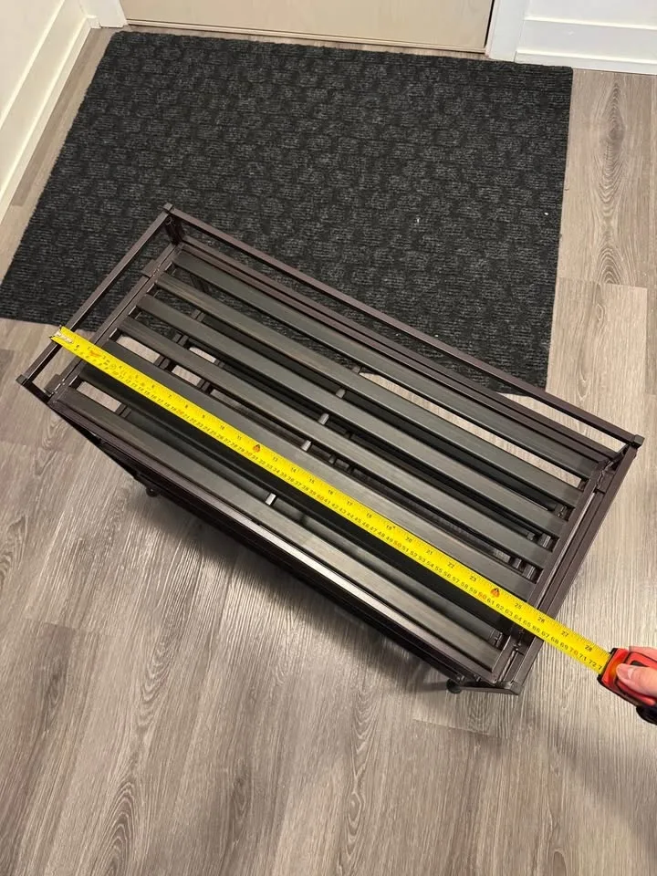 Metal Shoe Rack (wood color) image indicator(4)