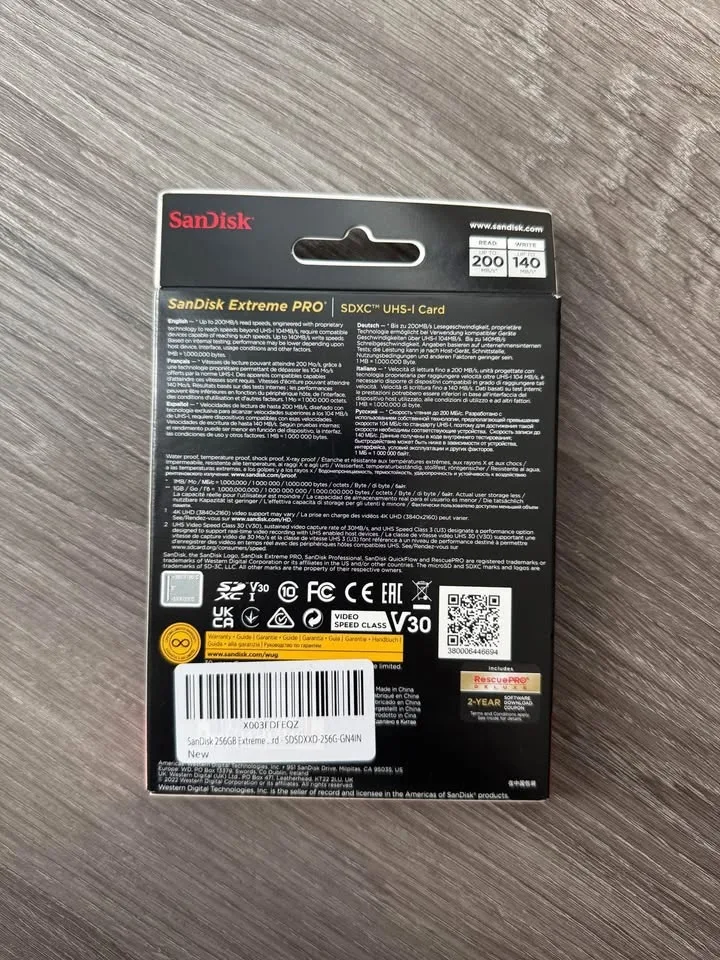 (Brand new) Sandisk Extreme Pro 256 GB ￼ image indicator(2)
