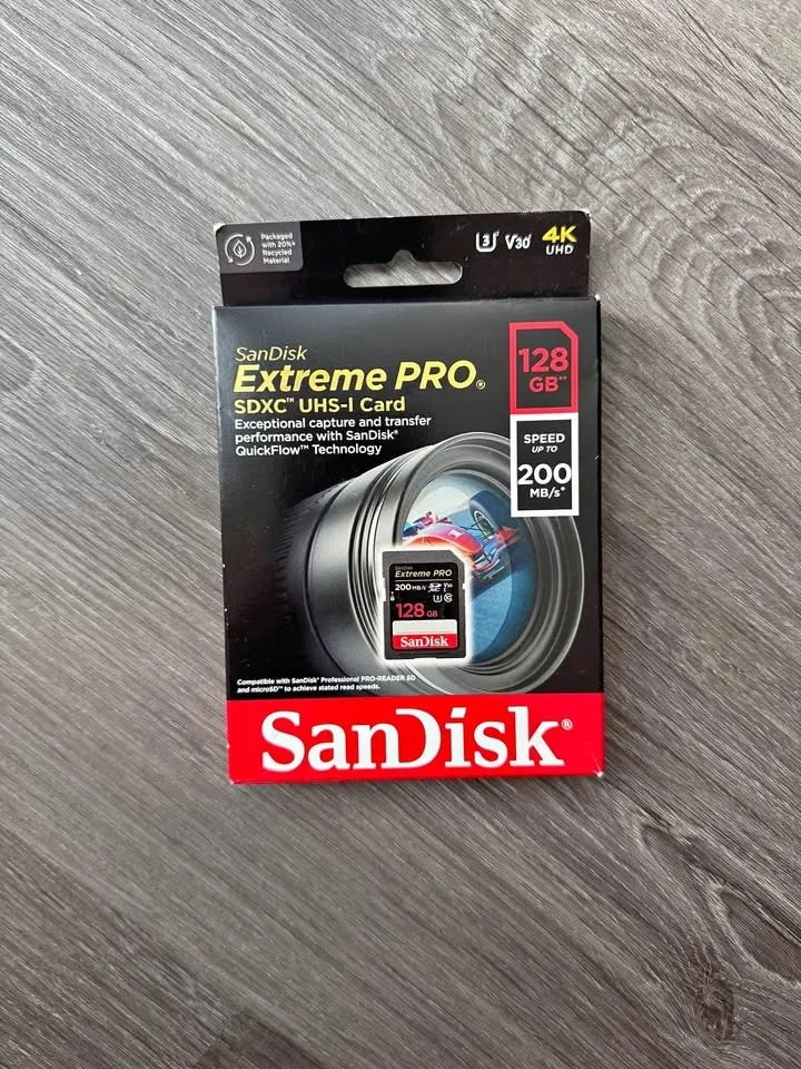 (BRAND NEW) Sandisk Extreme pro 128 GB Sd card