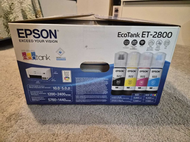 EPSON WIRELESS PRINTER | ECOTANK ET-2800 #CLEANOUT