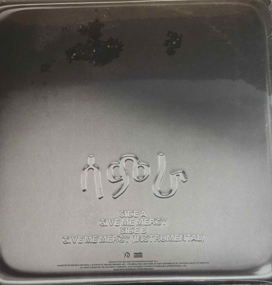 🎶 The Weeknd - Give Me Mercy Coffee-Pressed Vinyl 🎶 - photo 2