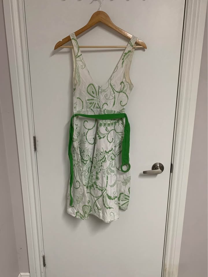 Guess Green & White Floral Dress - photo 2