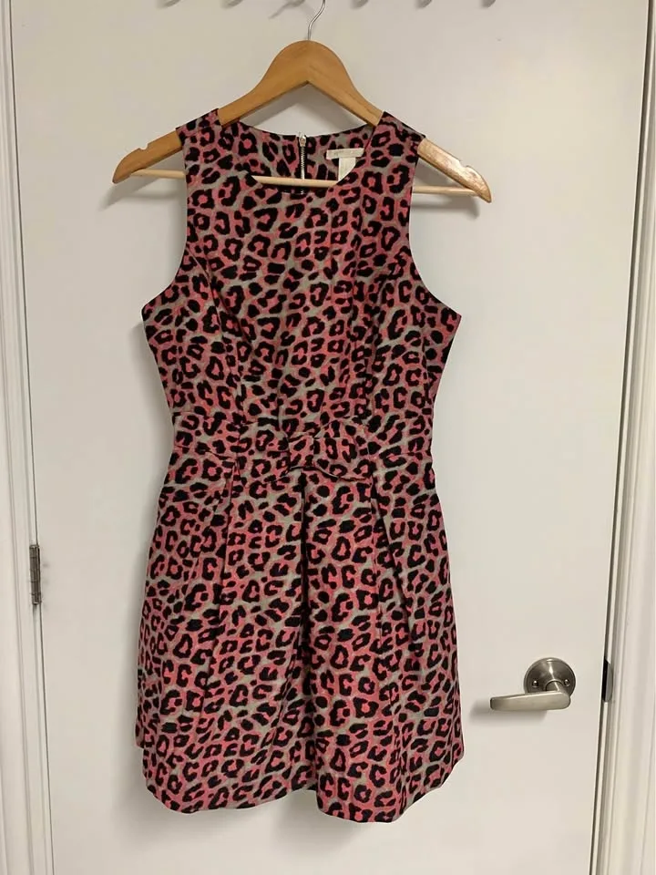Forever 21 Animal/Leopard Print Dress - Size S