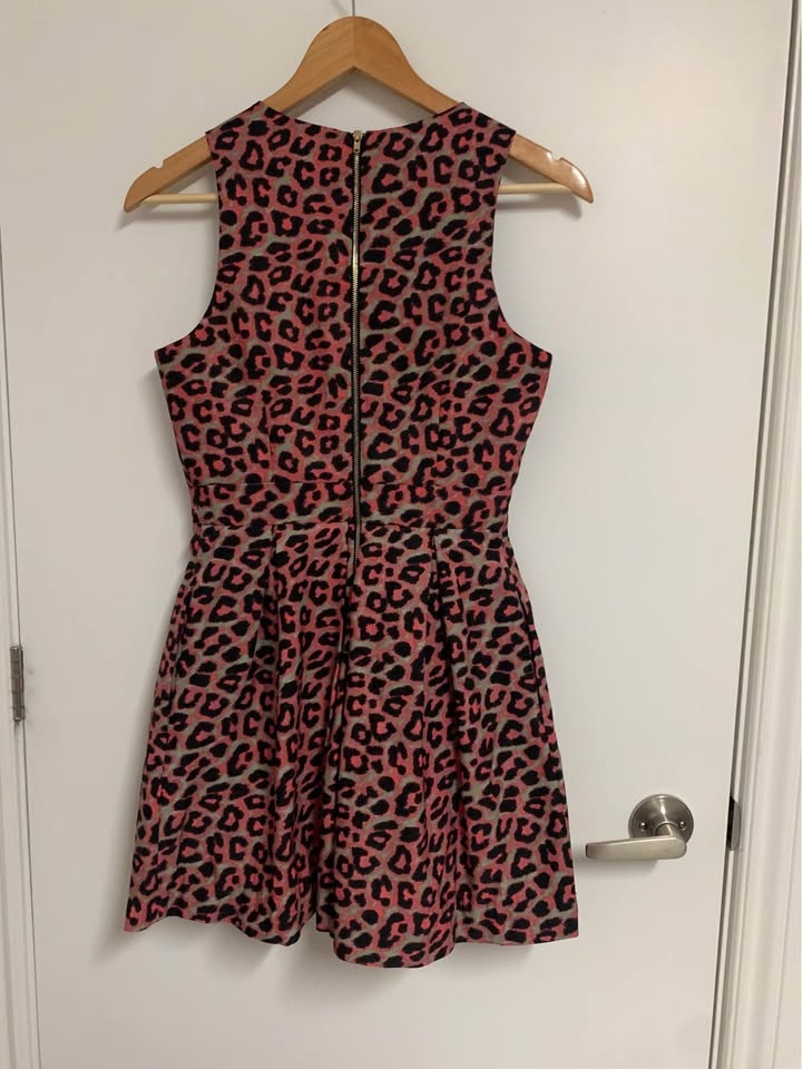 Forever 21 Animal/Leopard Print Dress - Size S - photo 2