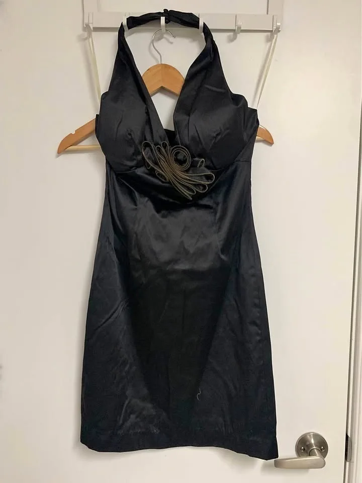 Never Worn - Forever 21 Black Halter Dress - Size M/Medium