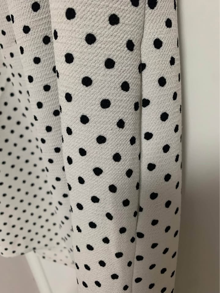 ZARA Polka Dot Off-Shoulder Dress - Size S - photo 2