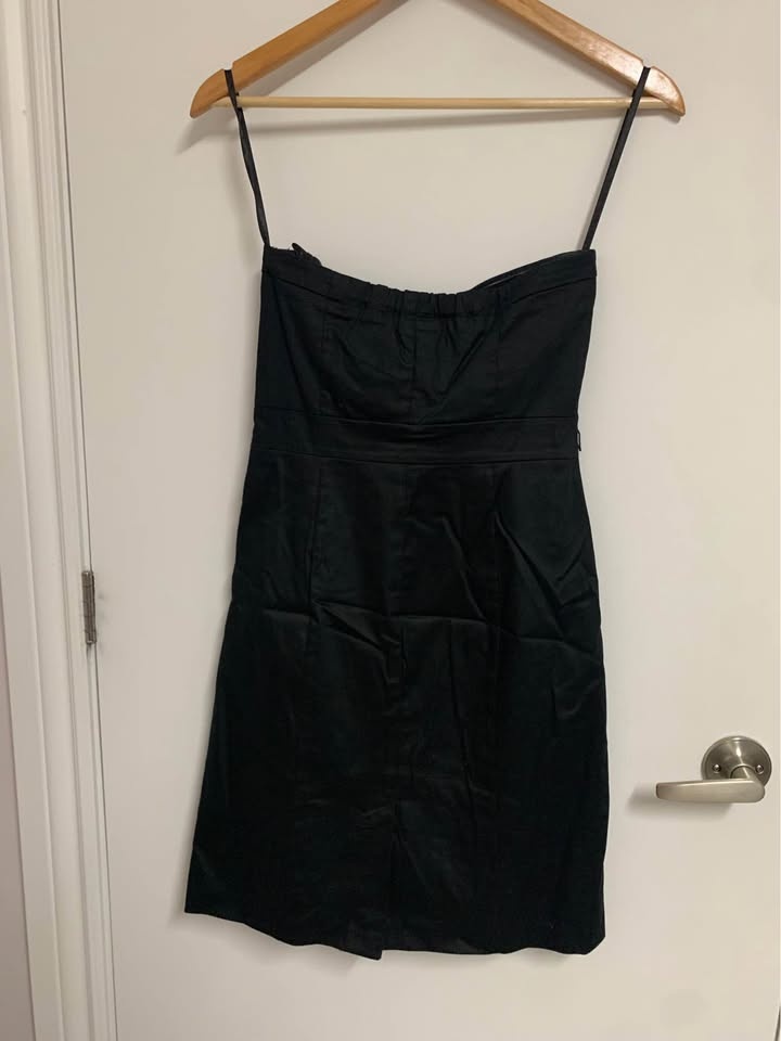 Never Worn - H&M Black Strapless Dress - Size 6 (S/Small) - photo 2