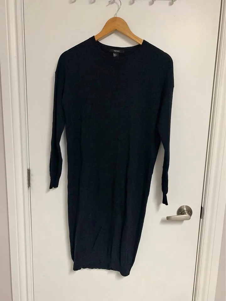 Forever 21 Black Sweater Dress