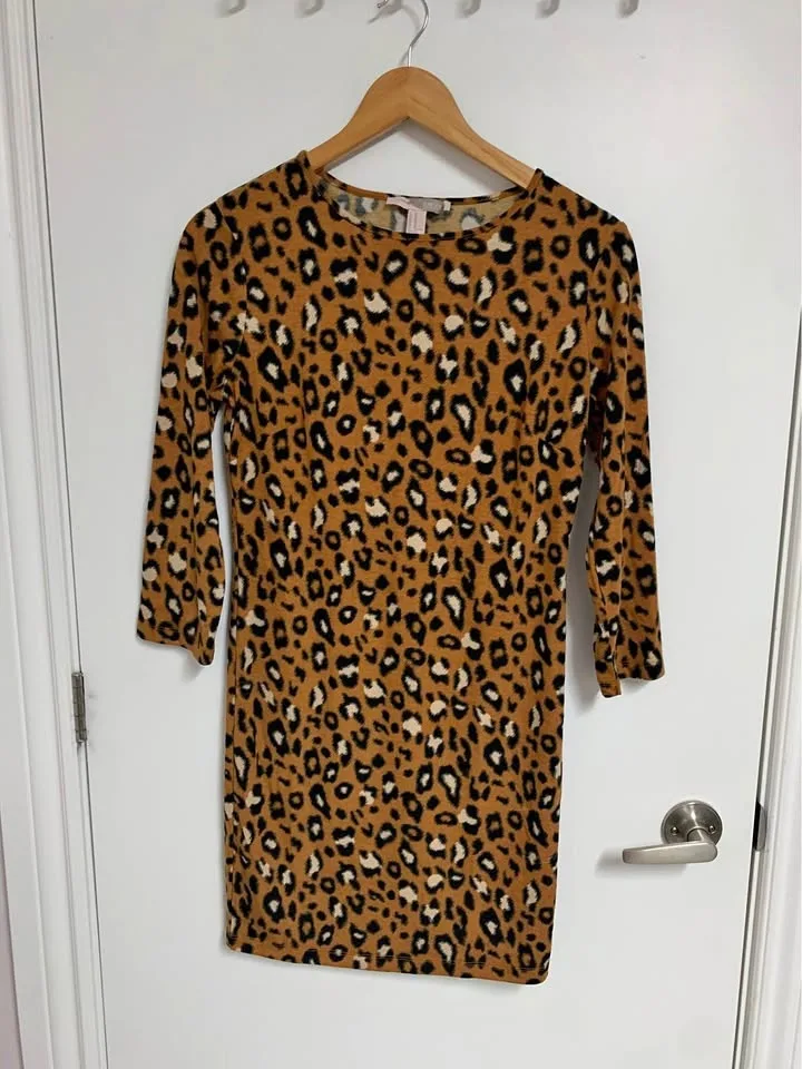 Forever 21 Animal/Leopard Print Dress - Size M/Medium