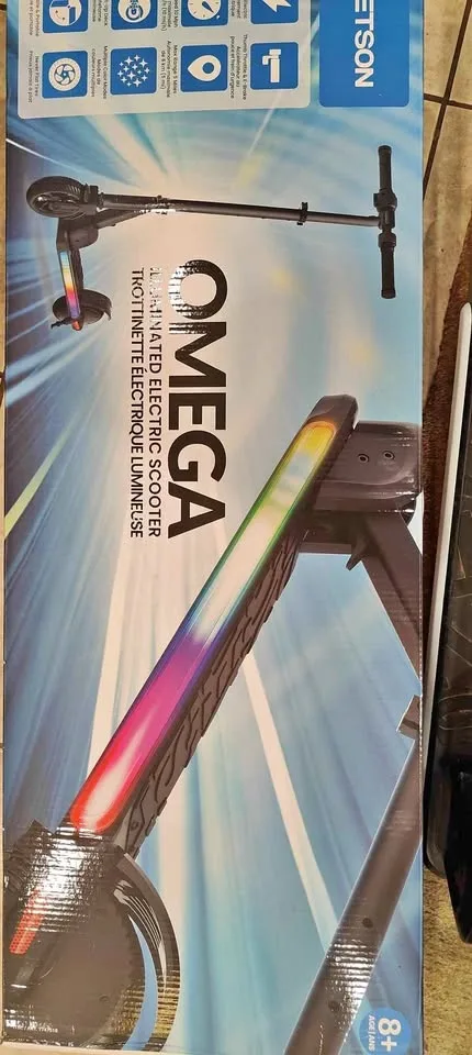 Omega Kids Electric Scooter - 16km/h Max