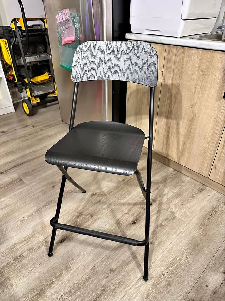 Two IKEA “Franklin” Bar stools