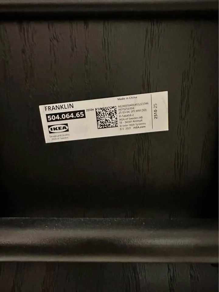 Two IKEA “Franklin” Bar stools image indicator(2)