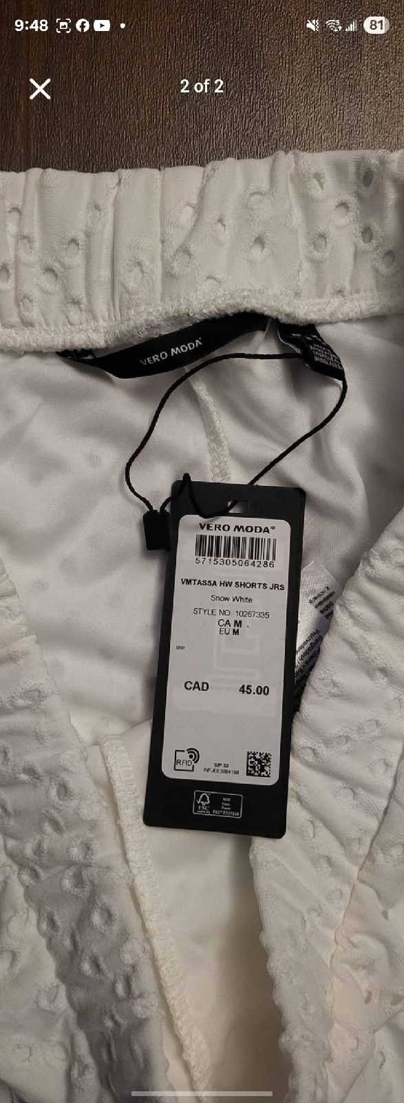 Vero Moda Shorts - M - photo 2