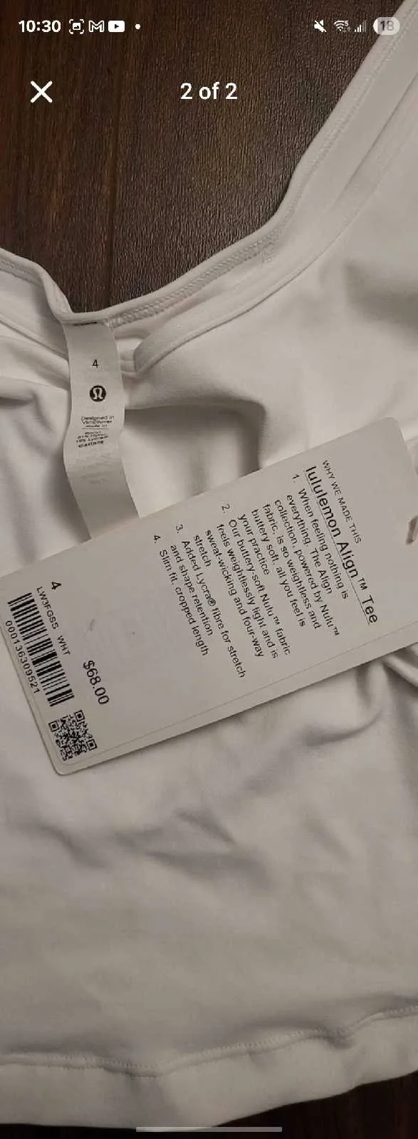 Lululemon Crop Top image indicator(2)