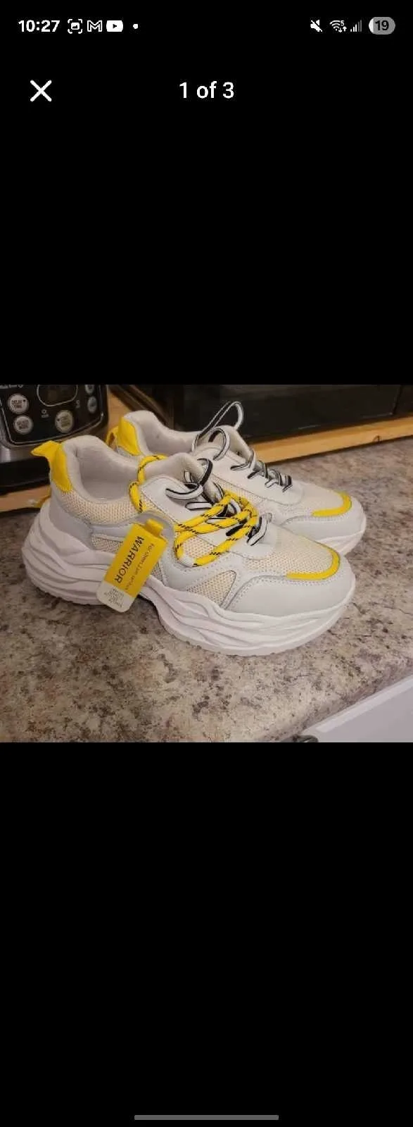Warrior Yellow Shoes