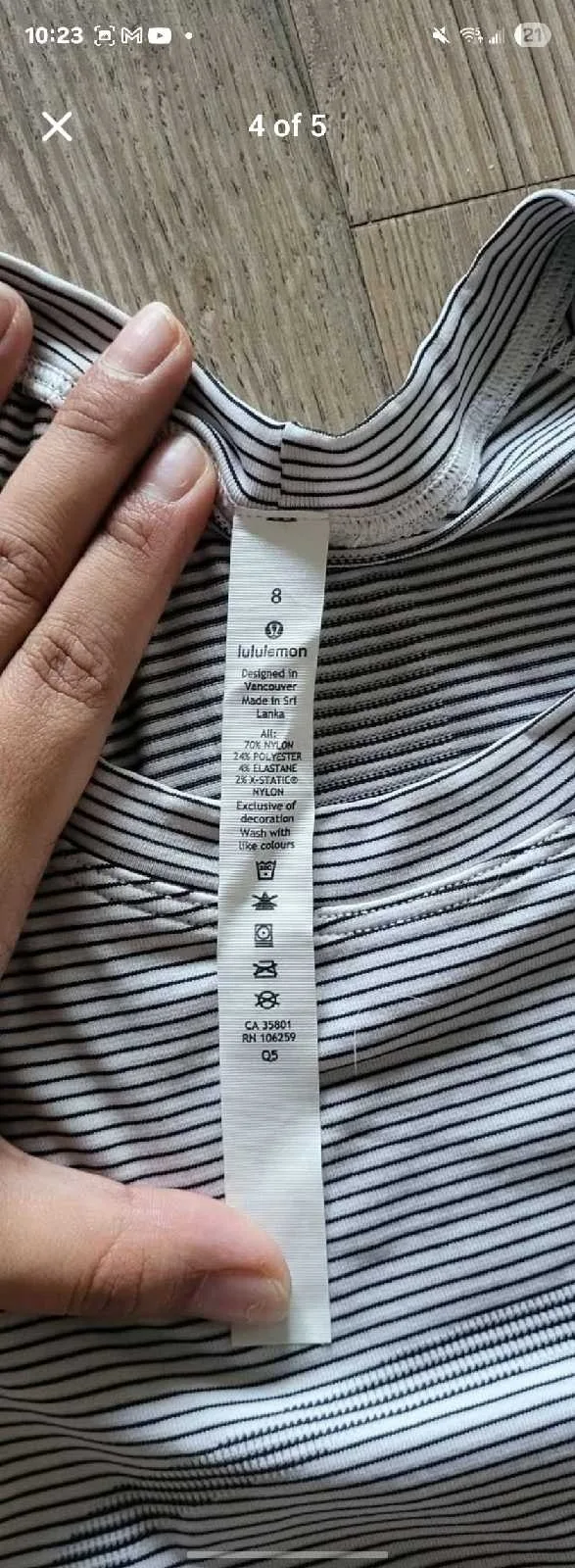 Lululemon Long Sleeve image indicator(4)