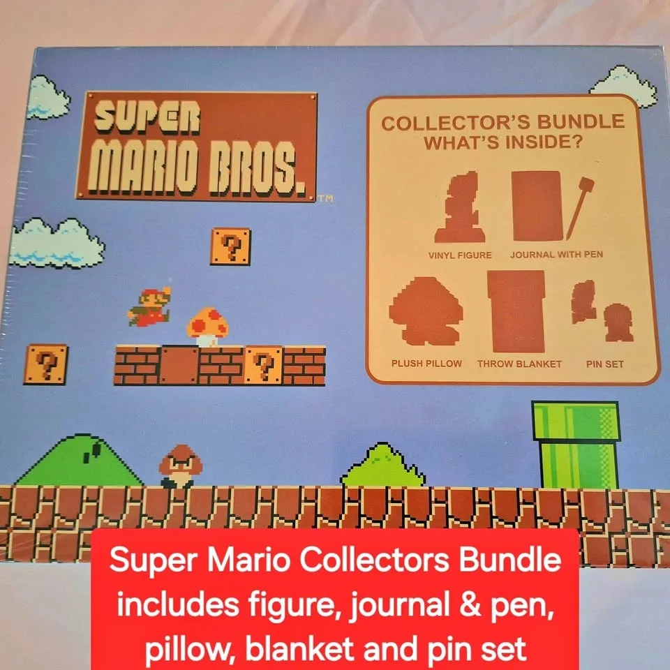 Mario Gift Set - NEW - collectors bundle