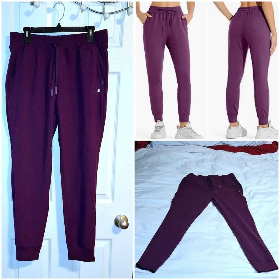 NEW fleece joggers x4 - Willit size L image indicator(10)