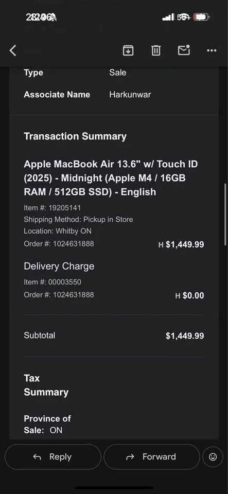 MacBook Air 16GB M4 image indicator(3)