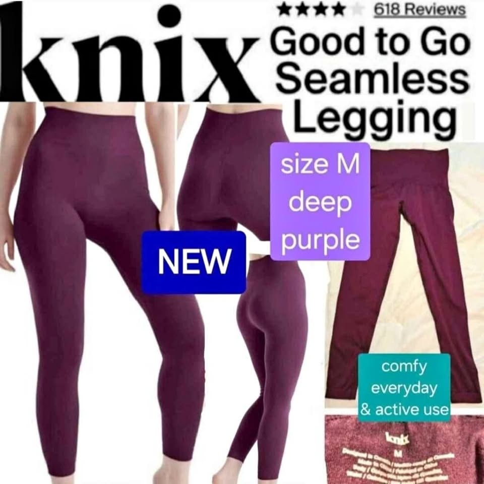 Knix Leggings NEW - purple Good to Go Seamless Leggings