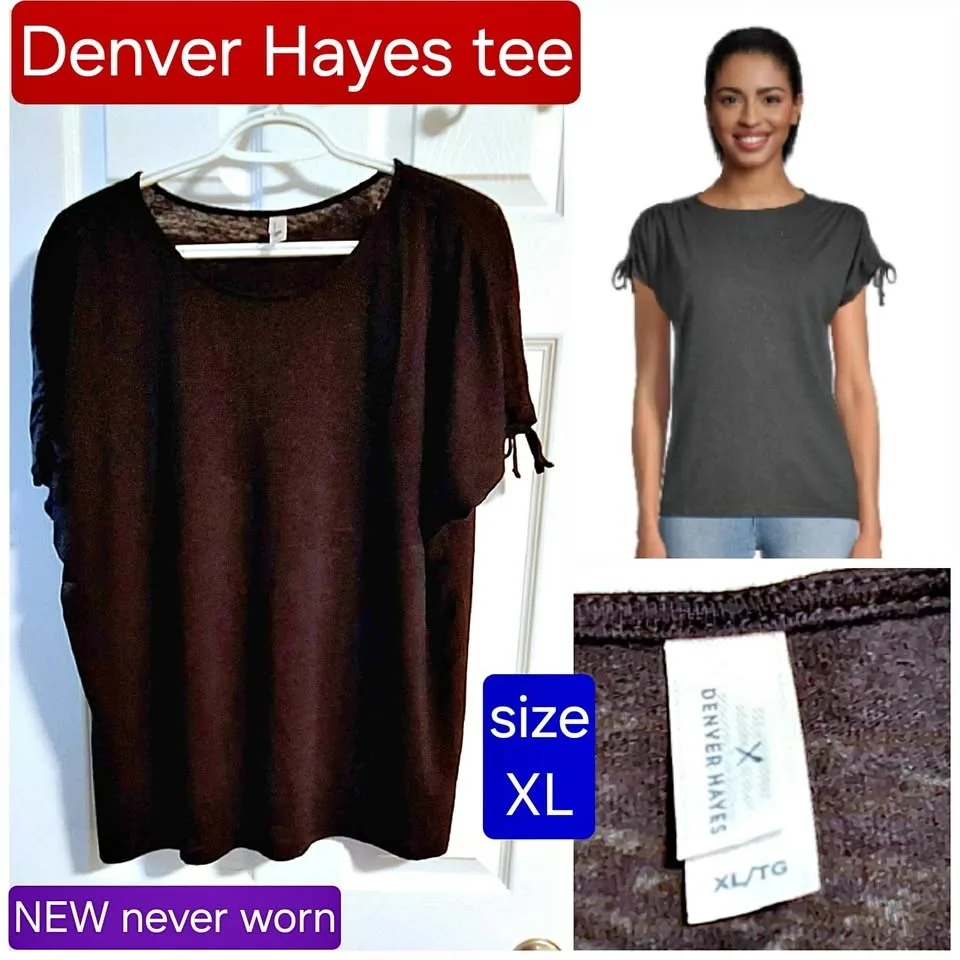 NEW Denver Hayes black t-shirt - size XL