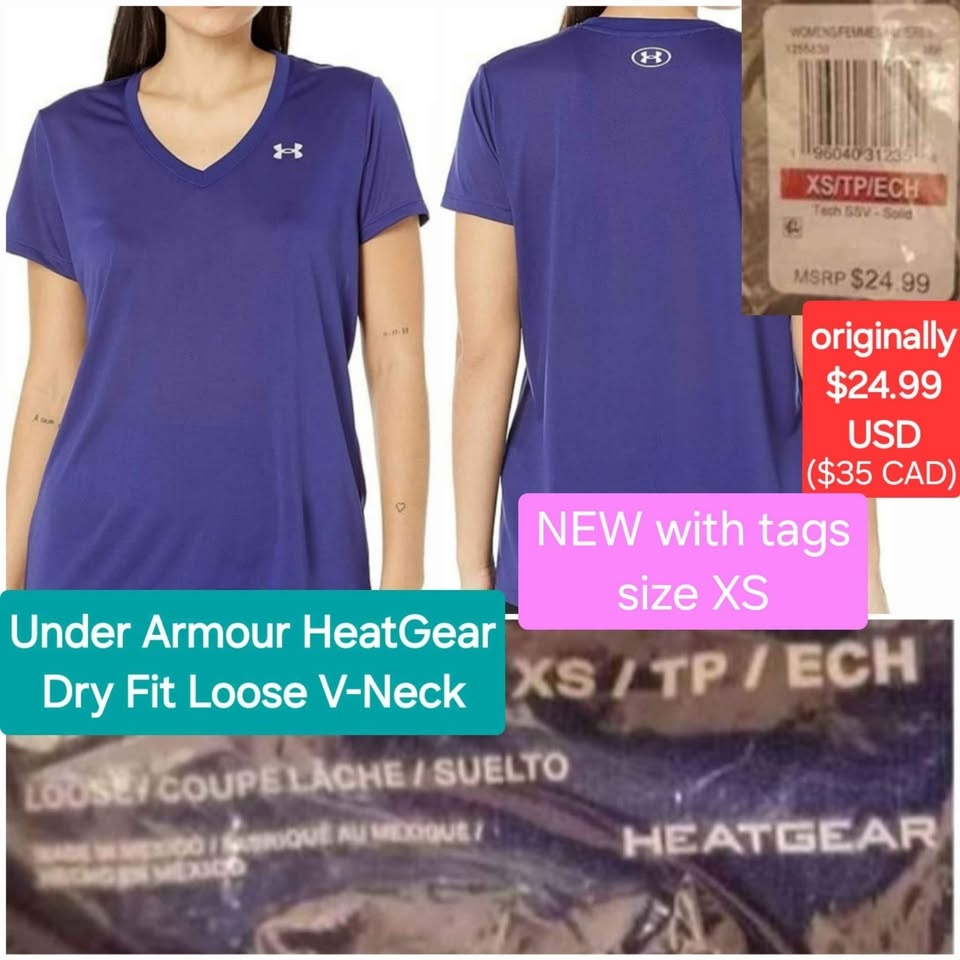 NEW Under Armour Women's t-shirt - XS - new with tags - photo 2