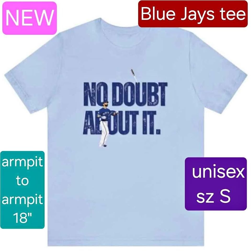 NEW Blue Jays shirt - Bautista bat flip
