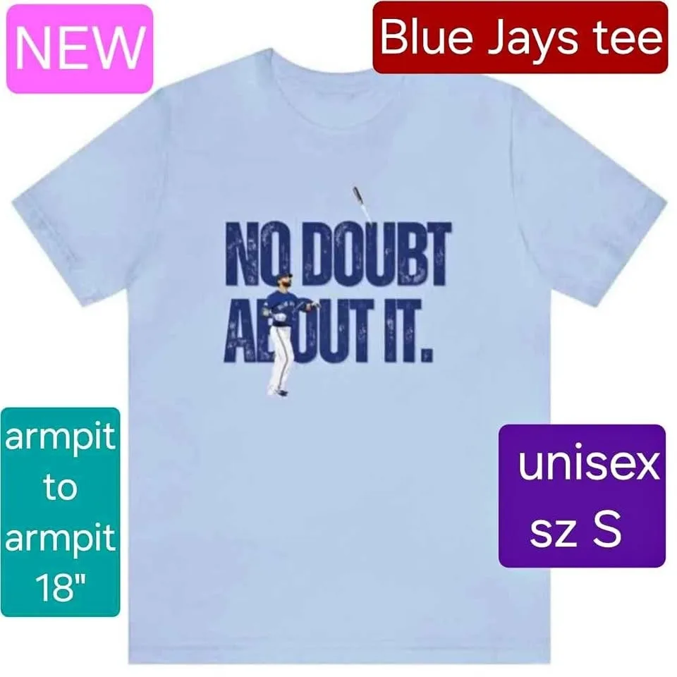 NEW Blue Jays shirt - Bautista bat flip