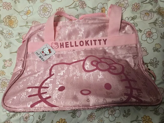 Hello Kitty Pink Travel Tote Bag (45×30×20cm)