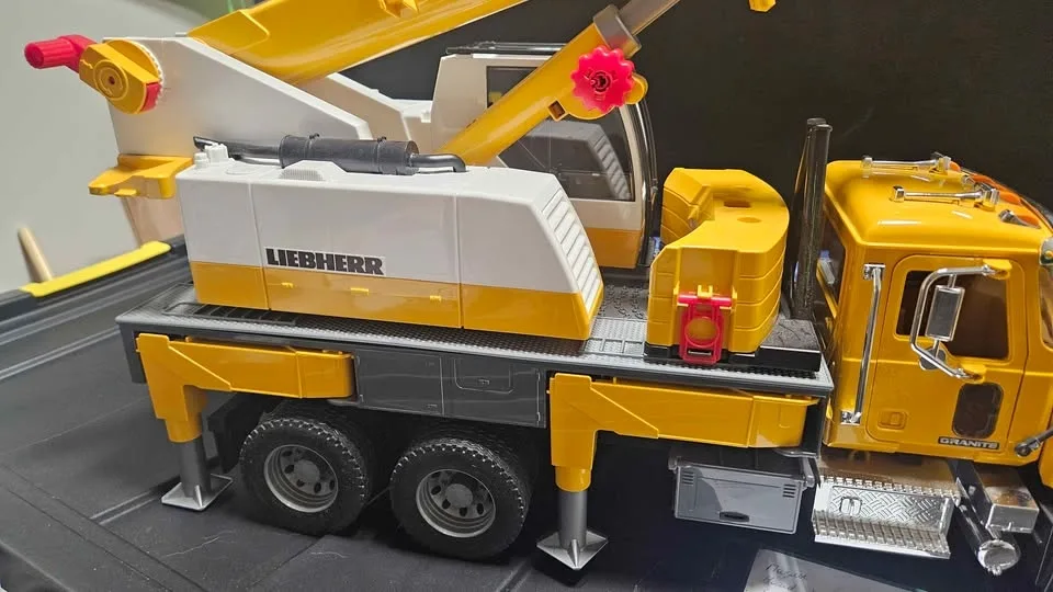 Crane, cement mixer, garbage truck image indicator(6)