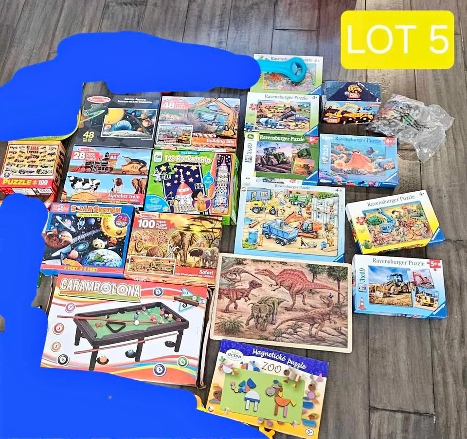 Toddler puzzles and games