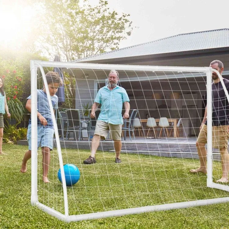 Soccer Goal with Strong UPVC Frame and High-Strength Netting image indicator(4)