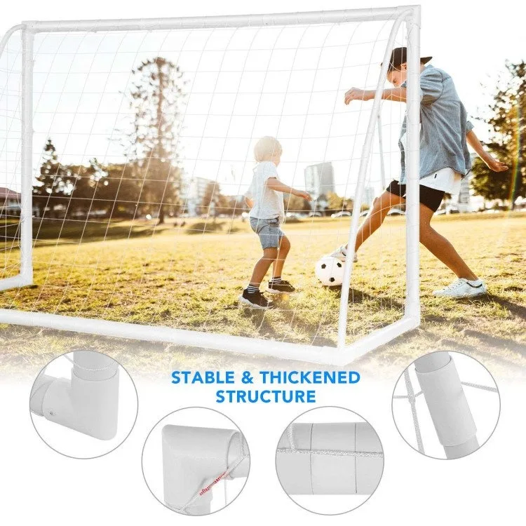 Soccer Goal with Strong UPVC Frame and High-Strength Netting image indicator(7)