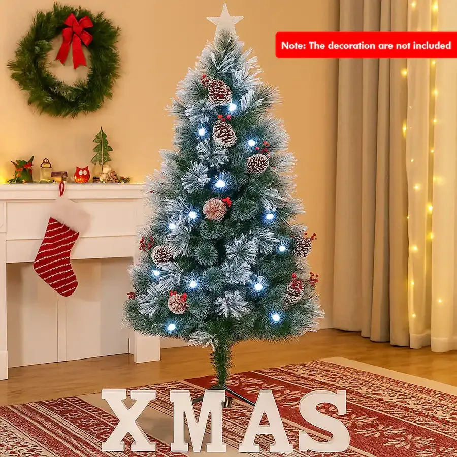Snow Covered Christmas Tree 5 FT - Green image indicator(3)