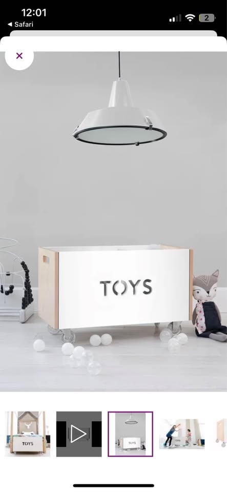 Modern Wooden Toy Box - photo 3