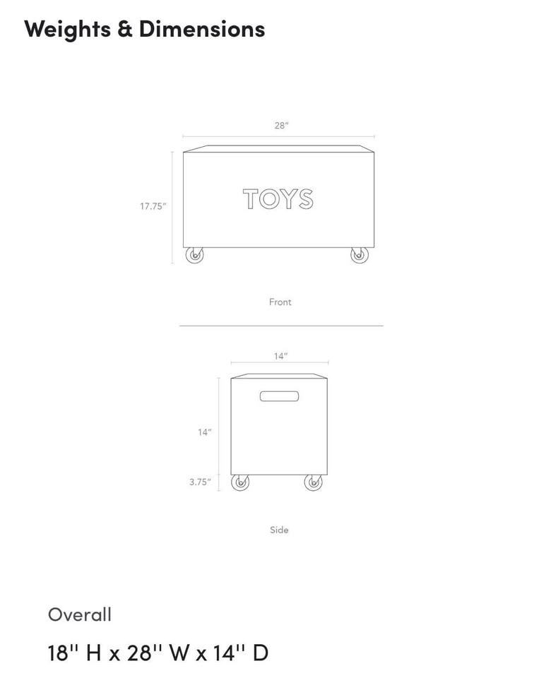 Modern Wooden Toy Box - photo 4