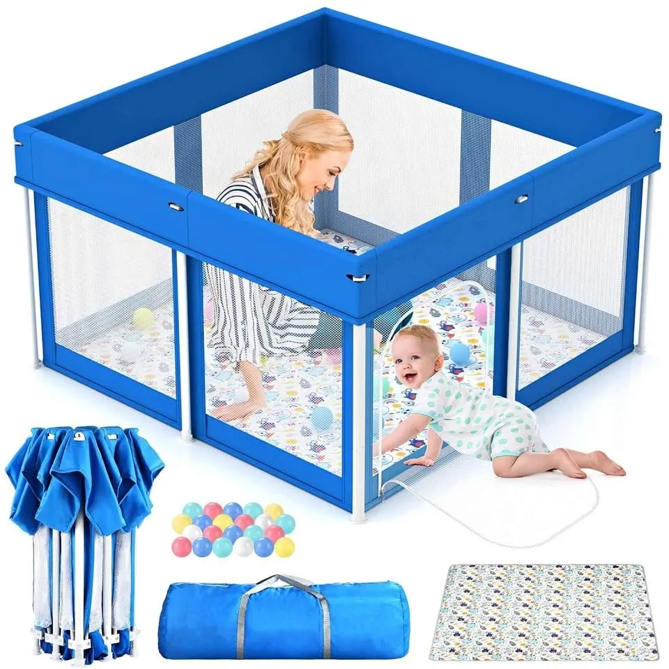 Baby Playpen Foldable,50×50 Play Yard
