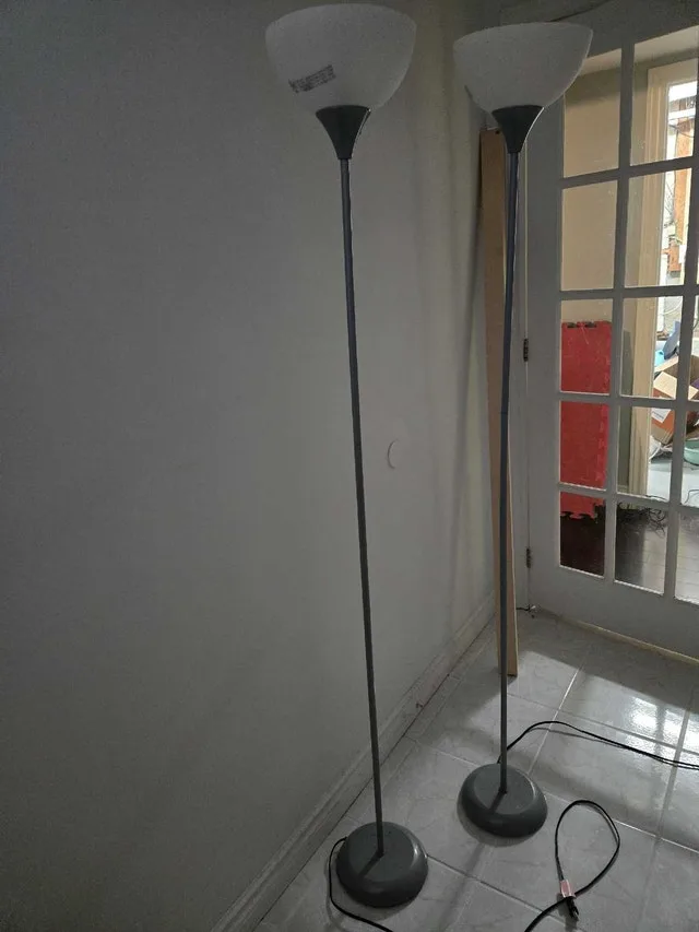 2 Ikea Floor Lamps