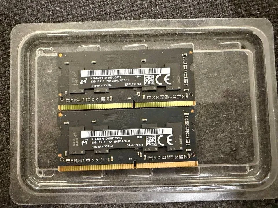 Micron 4GBx2 DDR4 Sodimm Laptop Memory