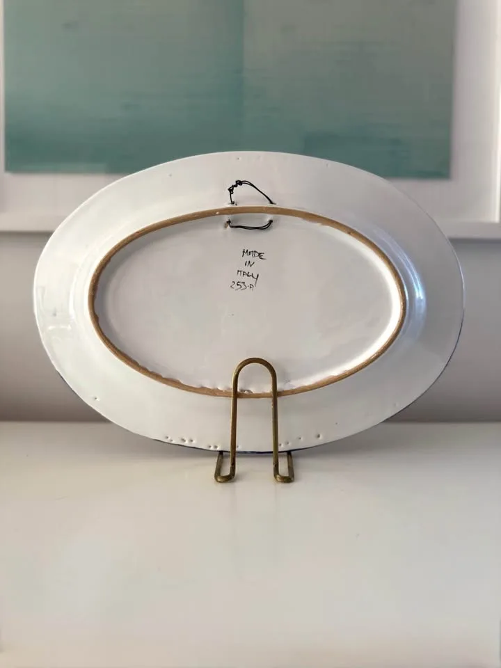 Nino Parrucca Fisherman Scene Wall Platter image indicator(3)